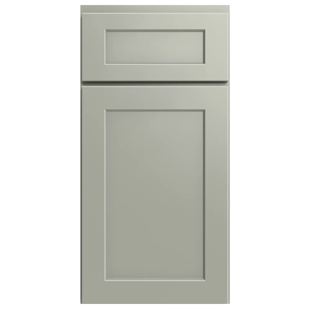 Shaker Moss cabinet door and drawer front sample