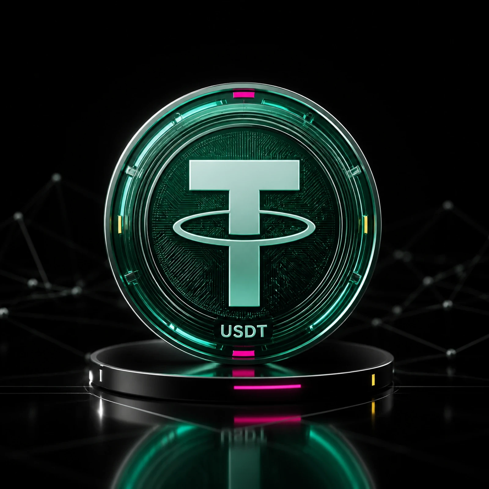 USDT digital asset visual