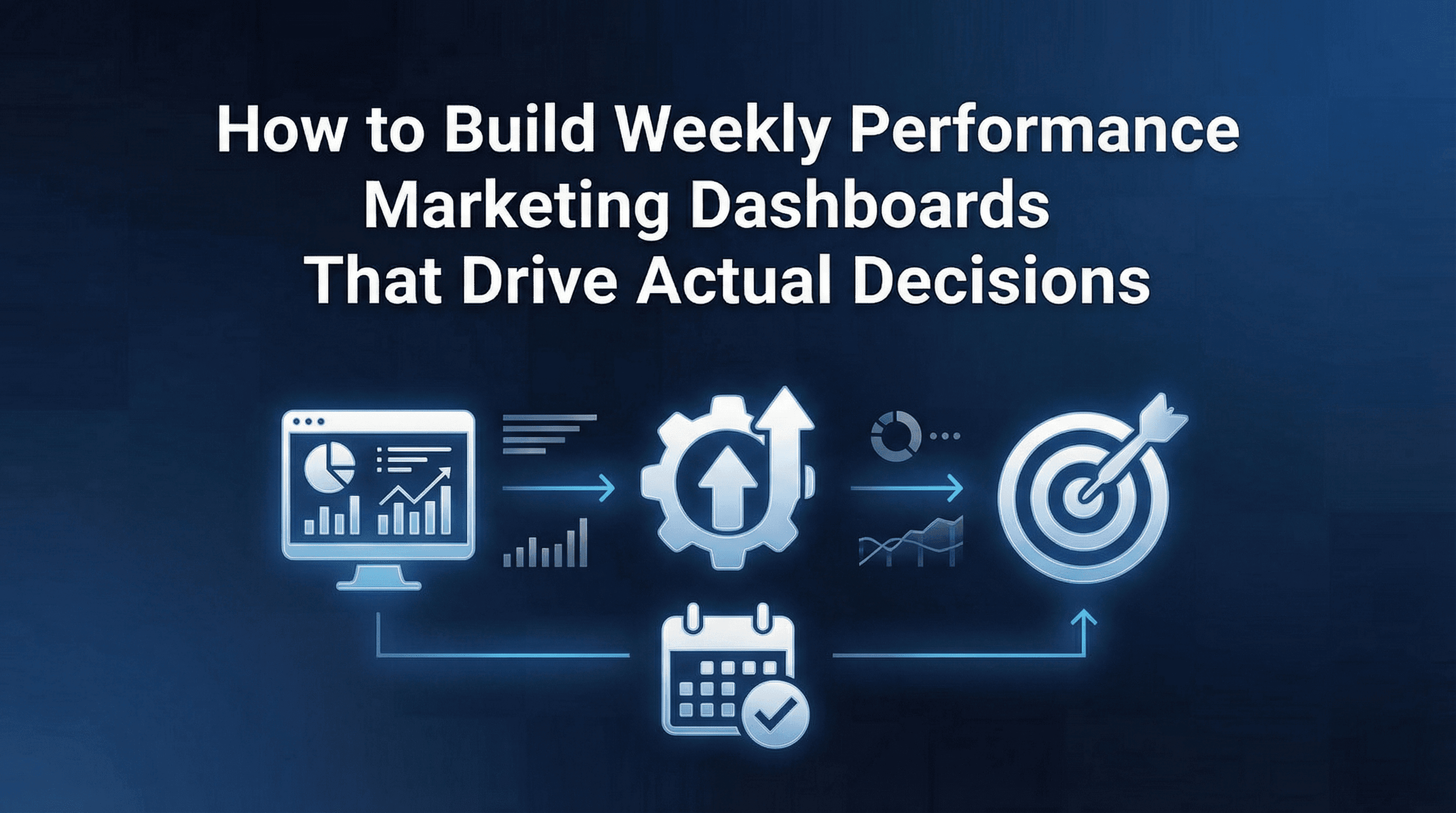 How to Build Weekly Performance Marketing Dashboards That Drive Actual Decisions