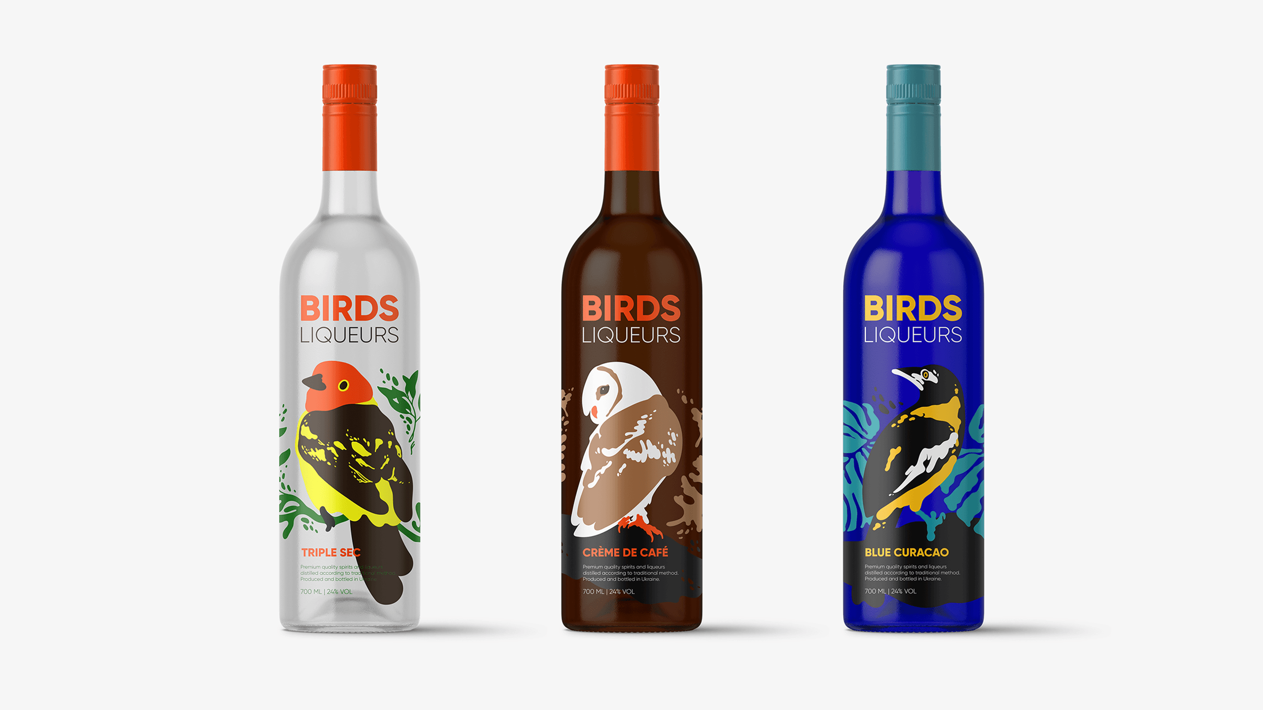 BIRDS LIQUEURS BRAND IDENTITY