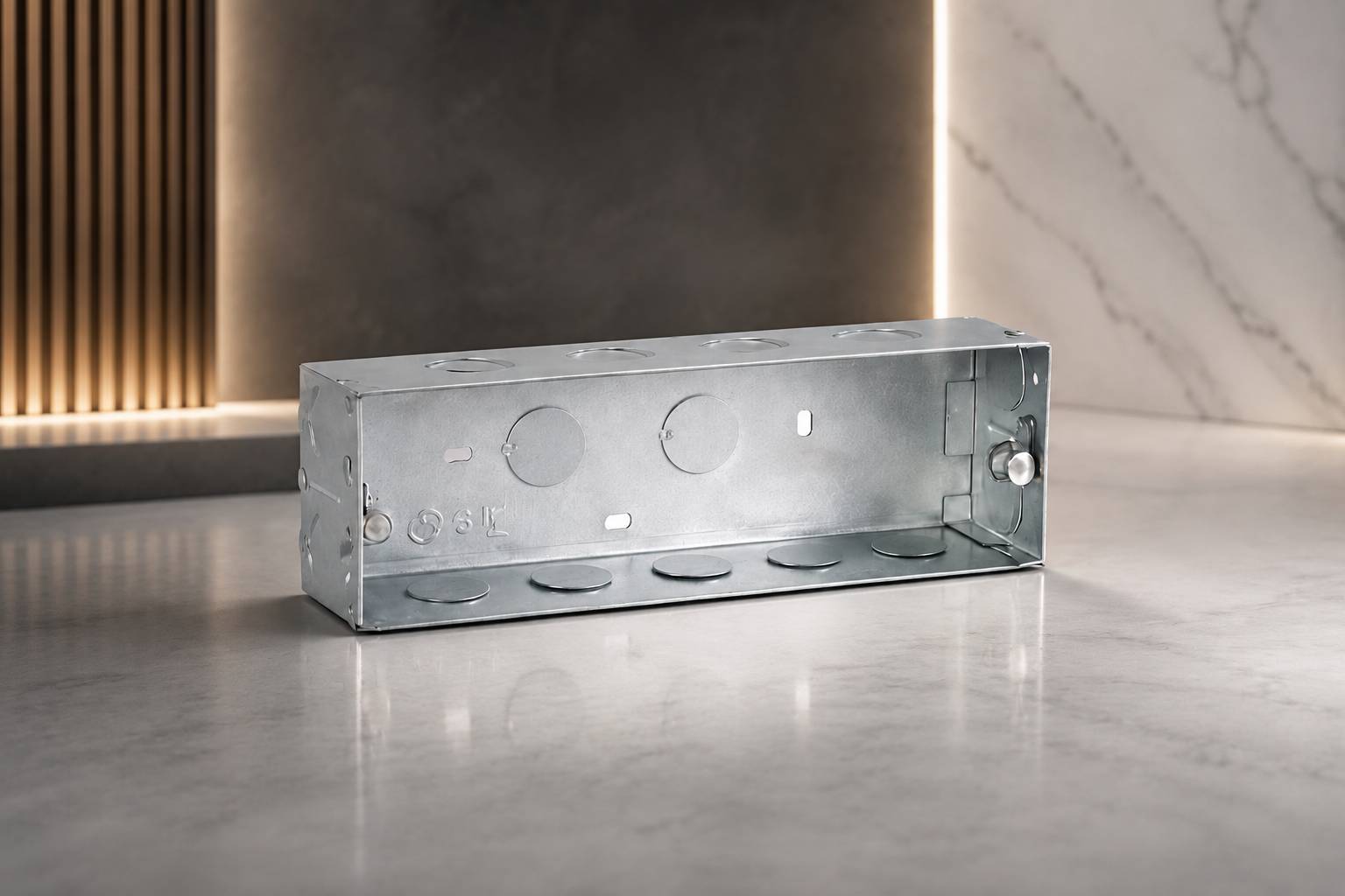 6 Module Metal Box