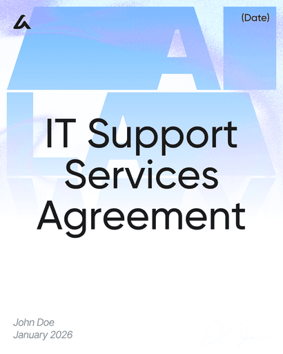 IT Support Services Agreement