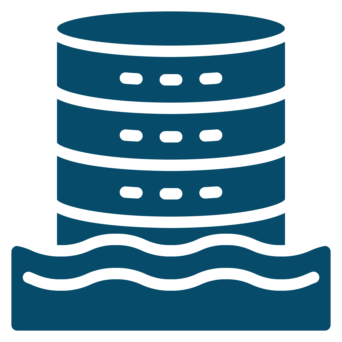 data lake icon for data analytics in healthcare consulting