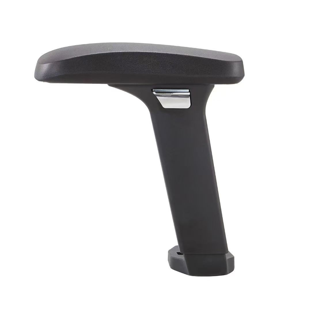 A technical dimension drawing of a SingOFai Furniture 3D adjustable armrest, shown in both profile and front views. The side profile indicates a total height of **309mm** with a support pillar length of **225mm**. The front view shows a top pad width of **94mm**, a base attachment width of **105mm**, and a total extension width of **192mm** when the arm is angled. The matte black component features a contoured top pad and a specialized adjustment mechanism for height and depth customization.