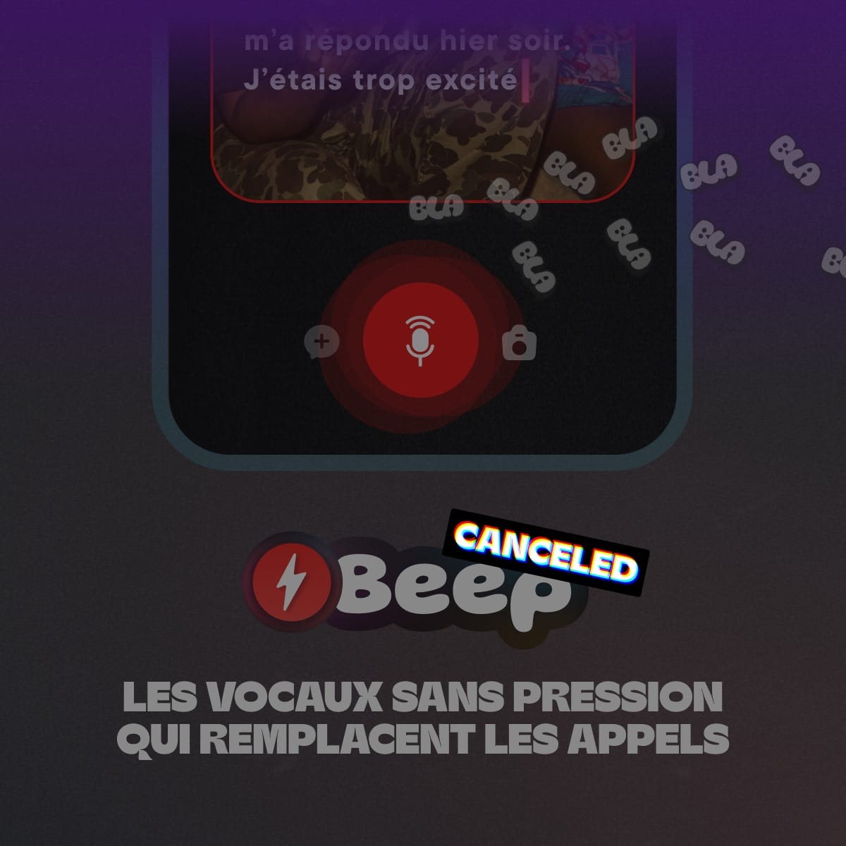 Backstage - partage tes coulisses, avec tes amis, pas des followers.