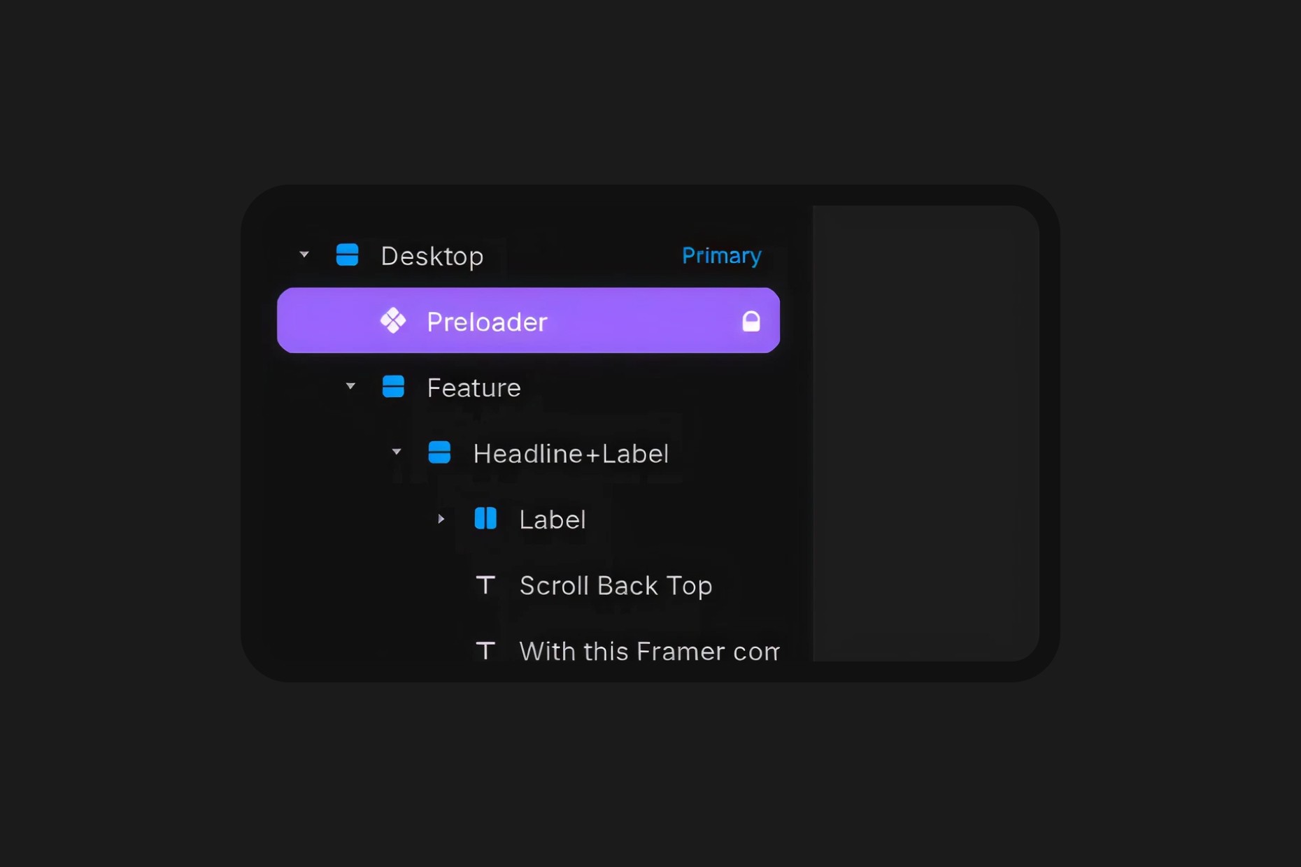 pixelated preloader component for framer support page