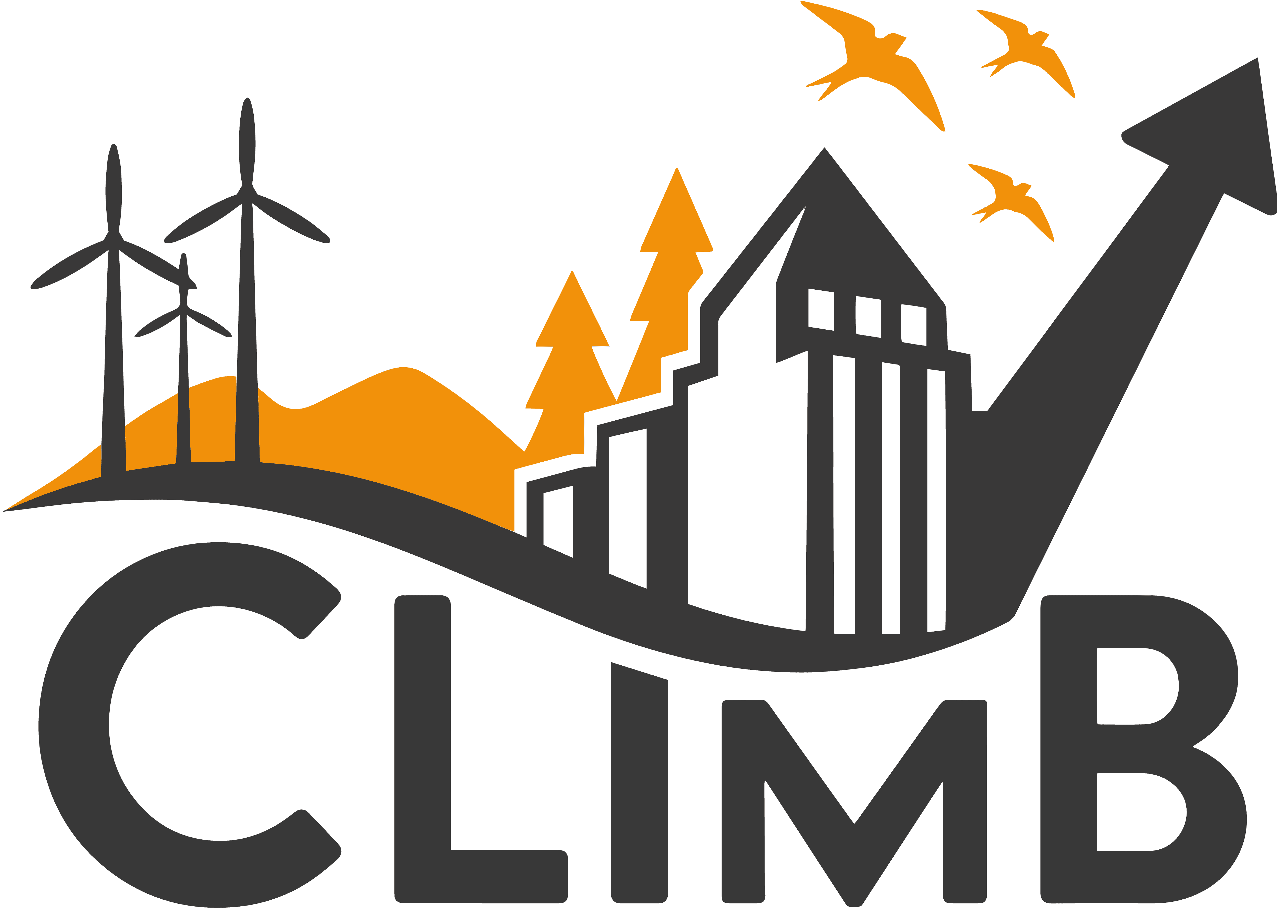 A young person with curly hair smiles at the camera while sitting in front of a laptop against a dark background.