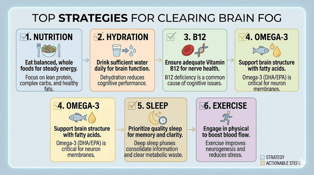 Evidence-based strategies to clear brain fog while taking tirzepatide