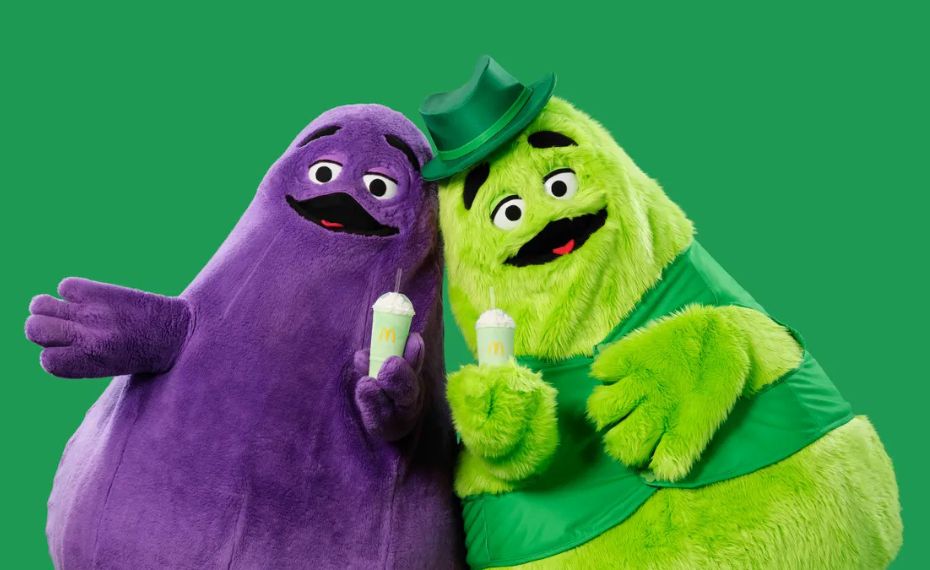 McDonald's retorna com Tio O'Grimacey para promover Shamrock Shake