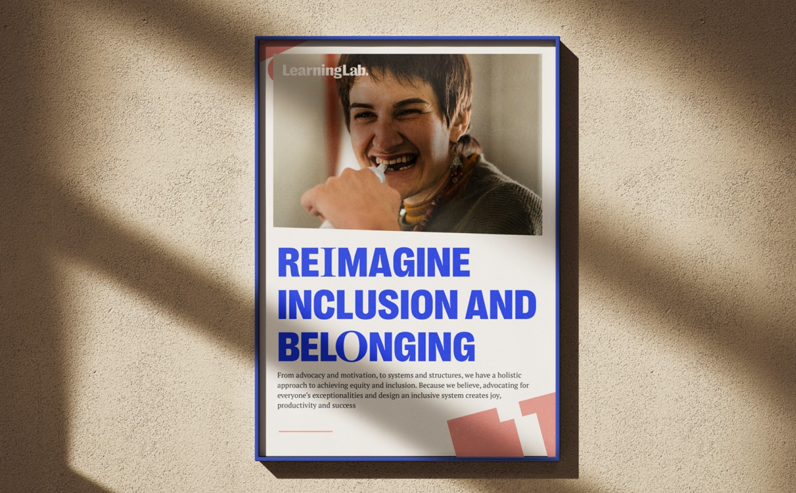 Poster design for advocacy organization for people with exceptionalities