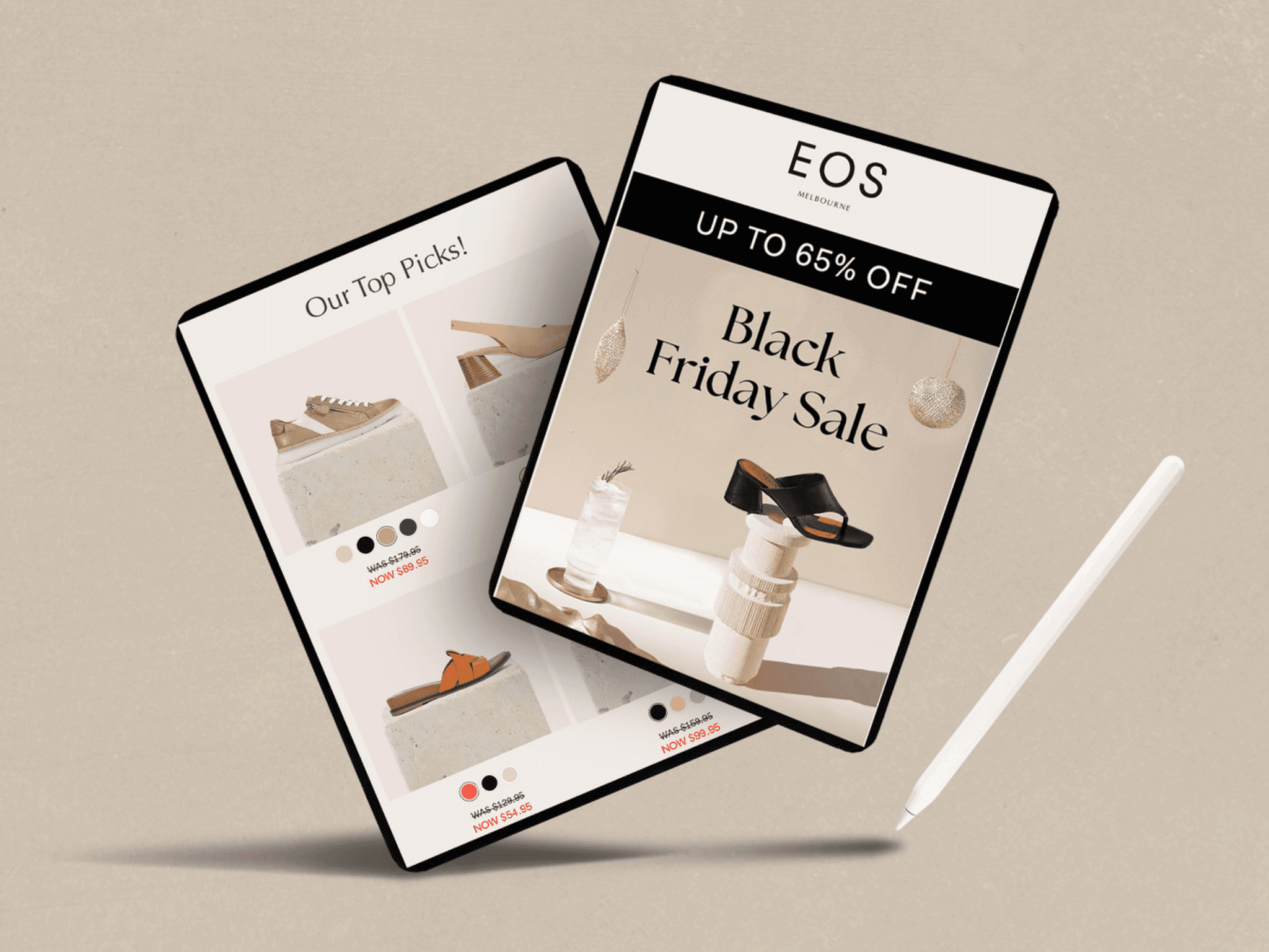 Molten lava texture beneath campaign titles