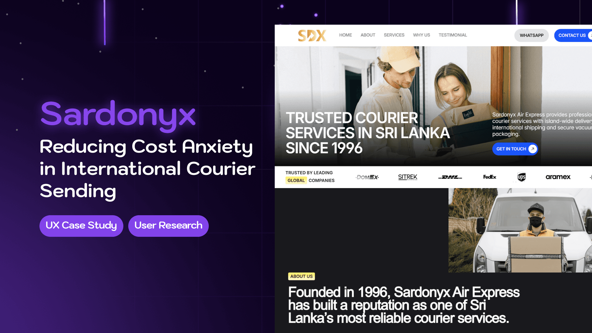 Reducing Cost Anxiety in International Courier Sending: UX Case Study