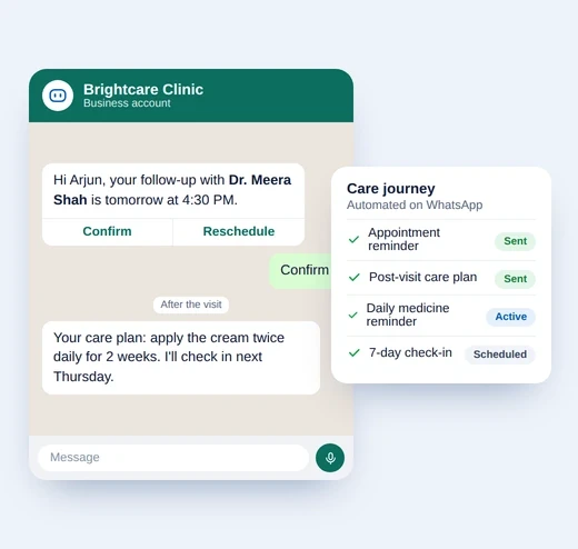 Improve patient care with follow-ups