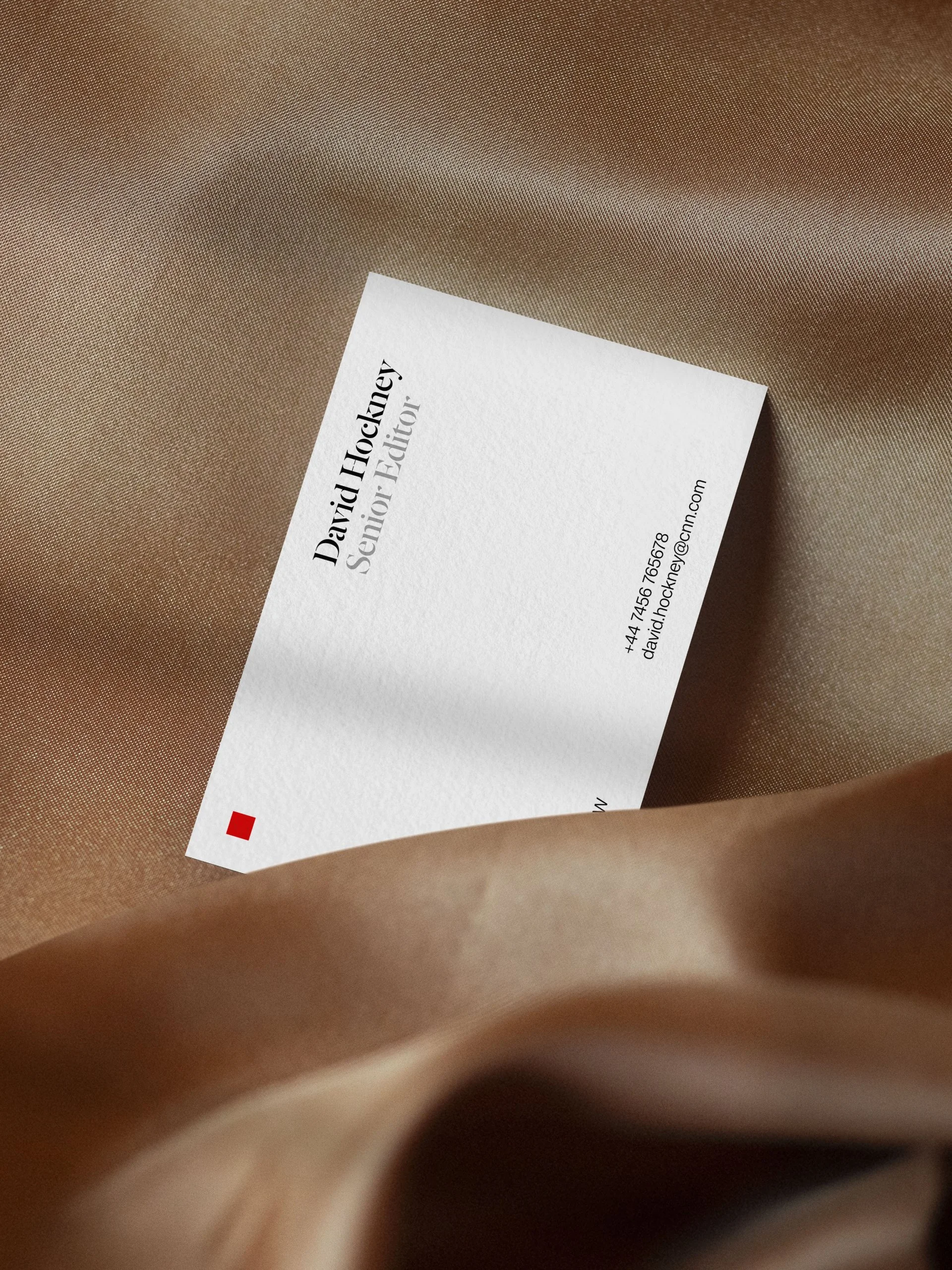 Business card design for CNN Style, a global fashion, art and design publication.