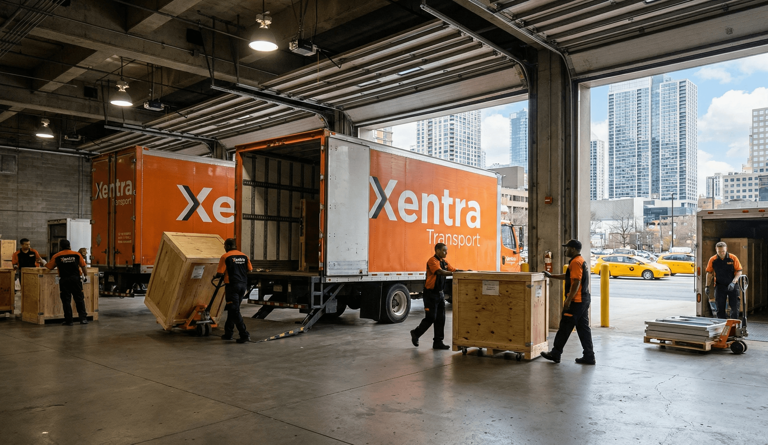 same day trade show delivery service in New York City