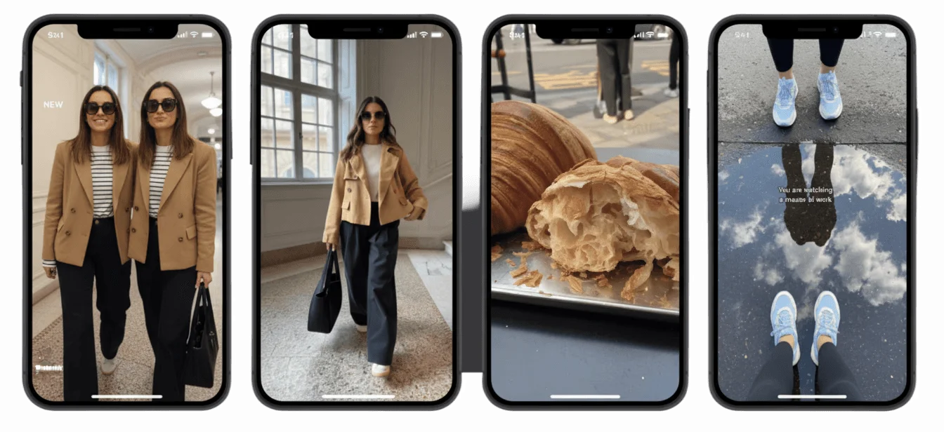 OnSocial mobile app dashboard