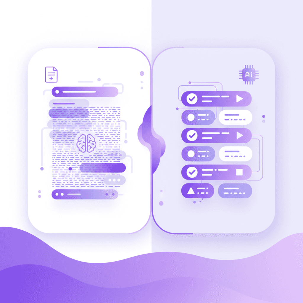 Penseum automatically converting physiology notes into structured study guides.