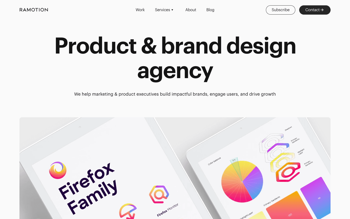 Ramotion: Visual polish, branding+product, tech companies listed among the best ai website redesign agencies for ai expertise