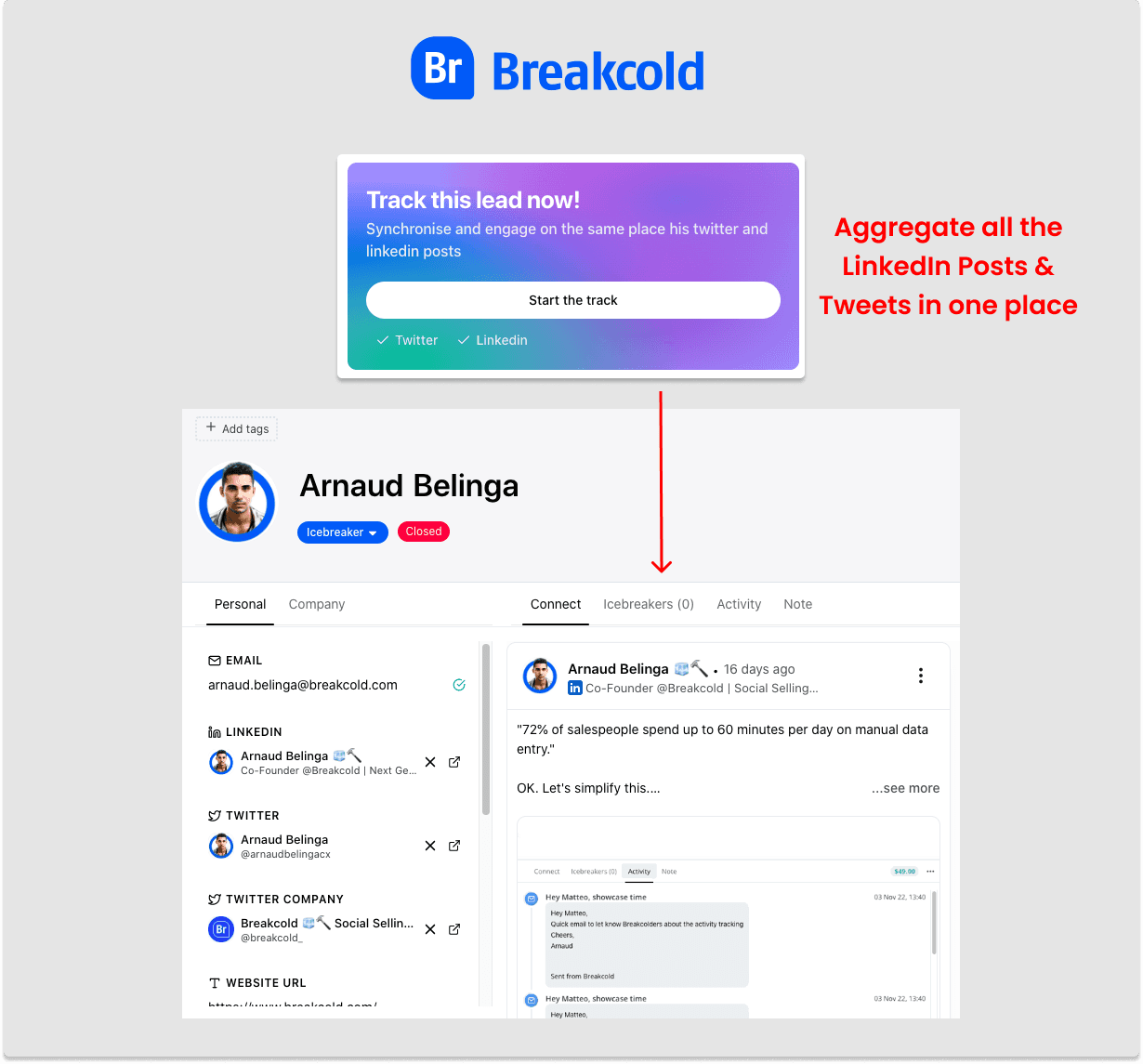 How To Connect With Someone on LinkedIn Track First | Breakcold