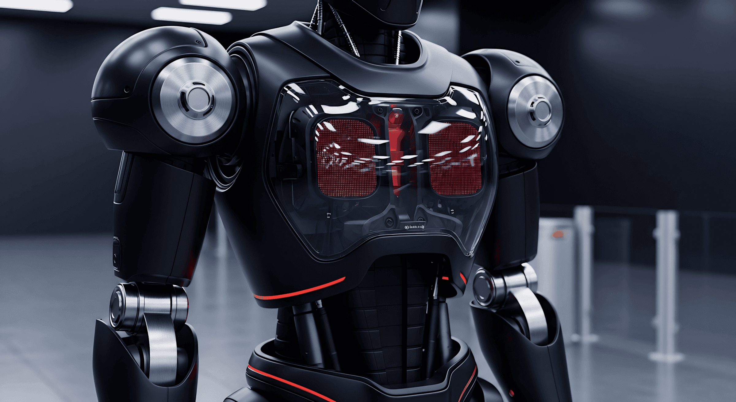 Futuristic Humanoid Robot