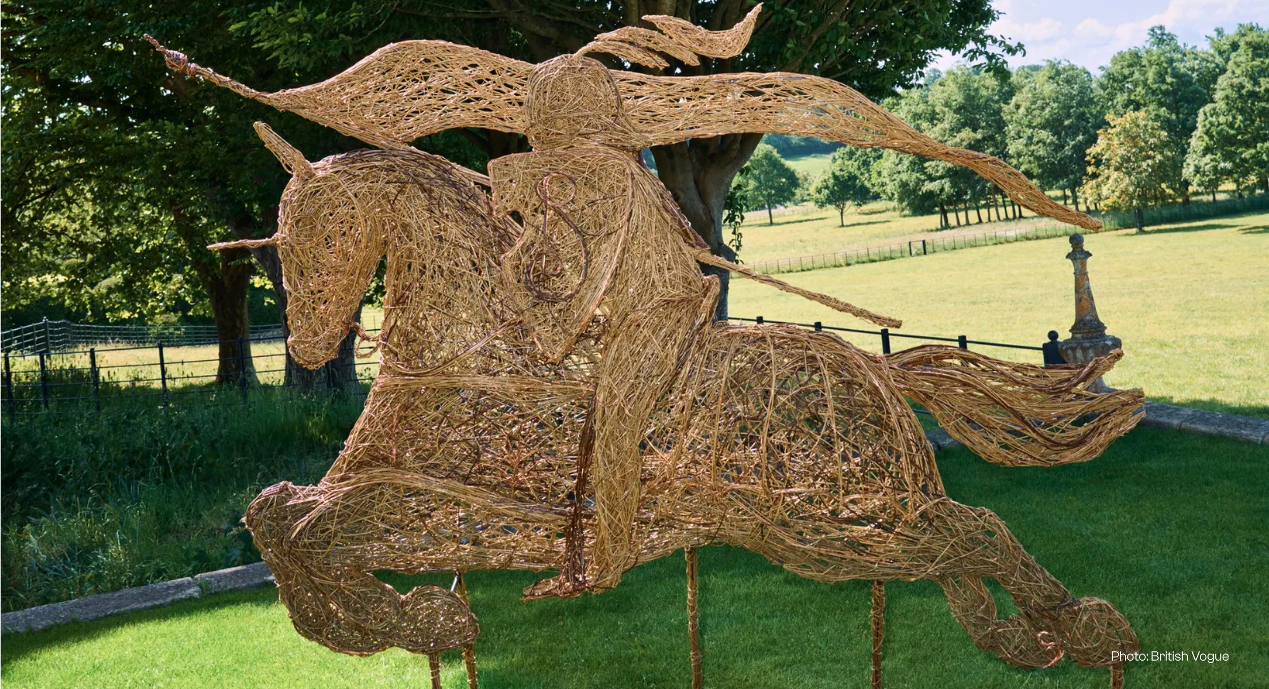 branded statue for branded activation