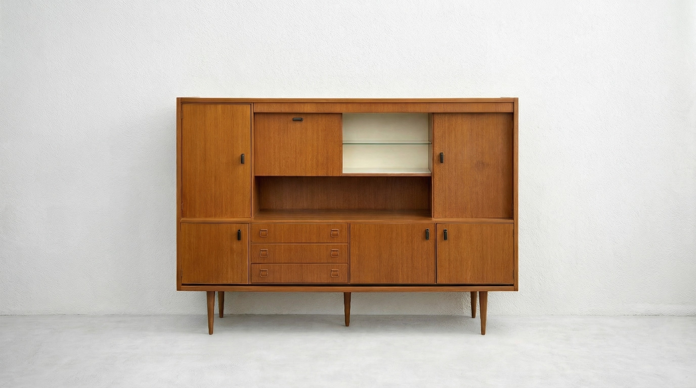 Enfilade scandinave en teck 1950