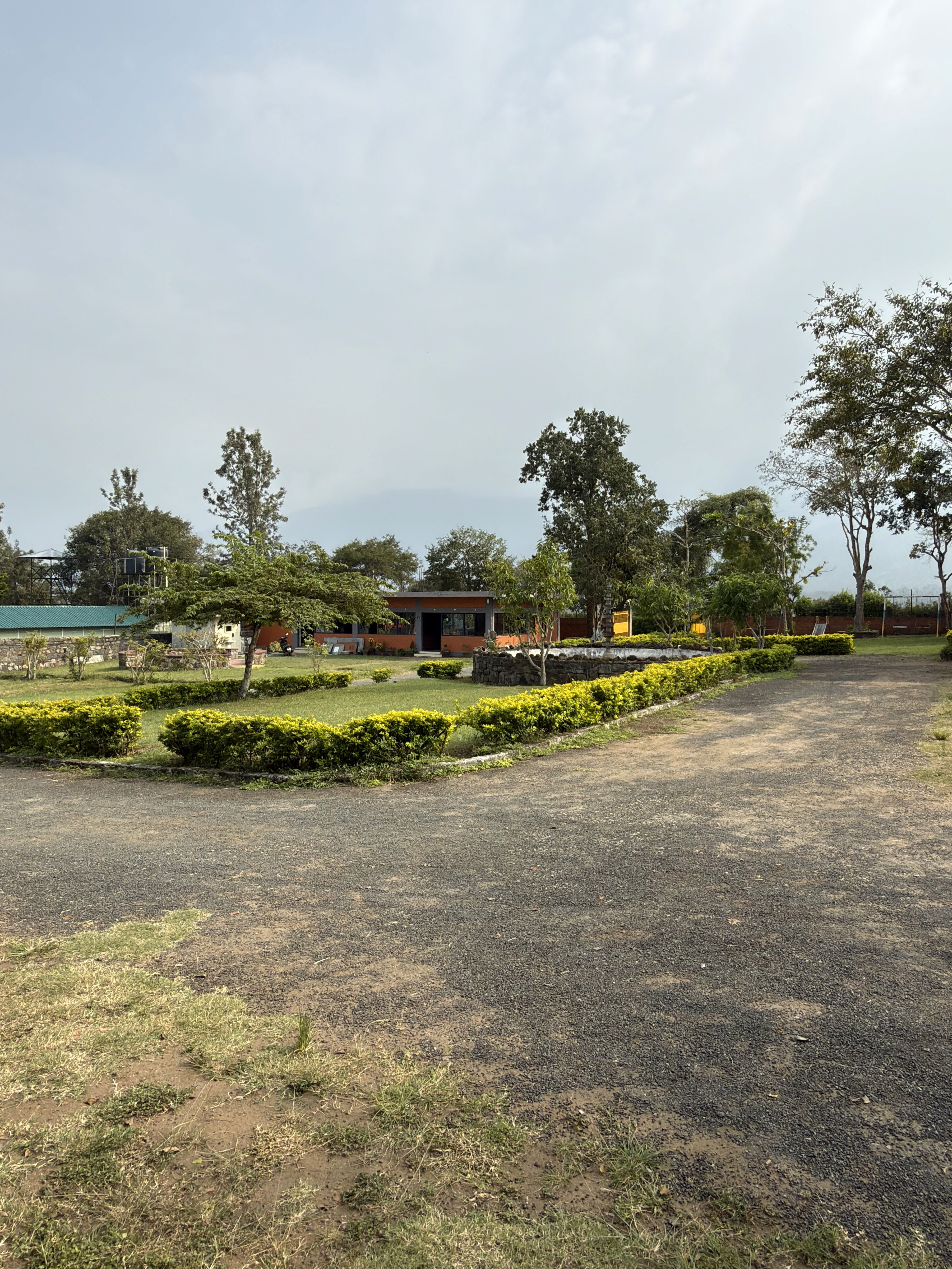 View outside the resort by the mountain, the ivory trails