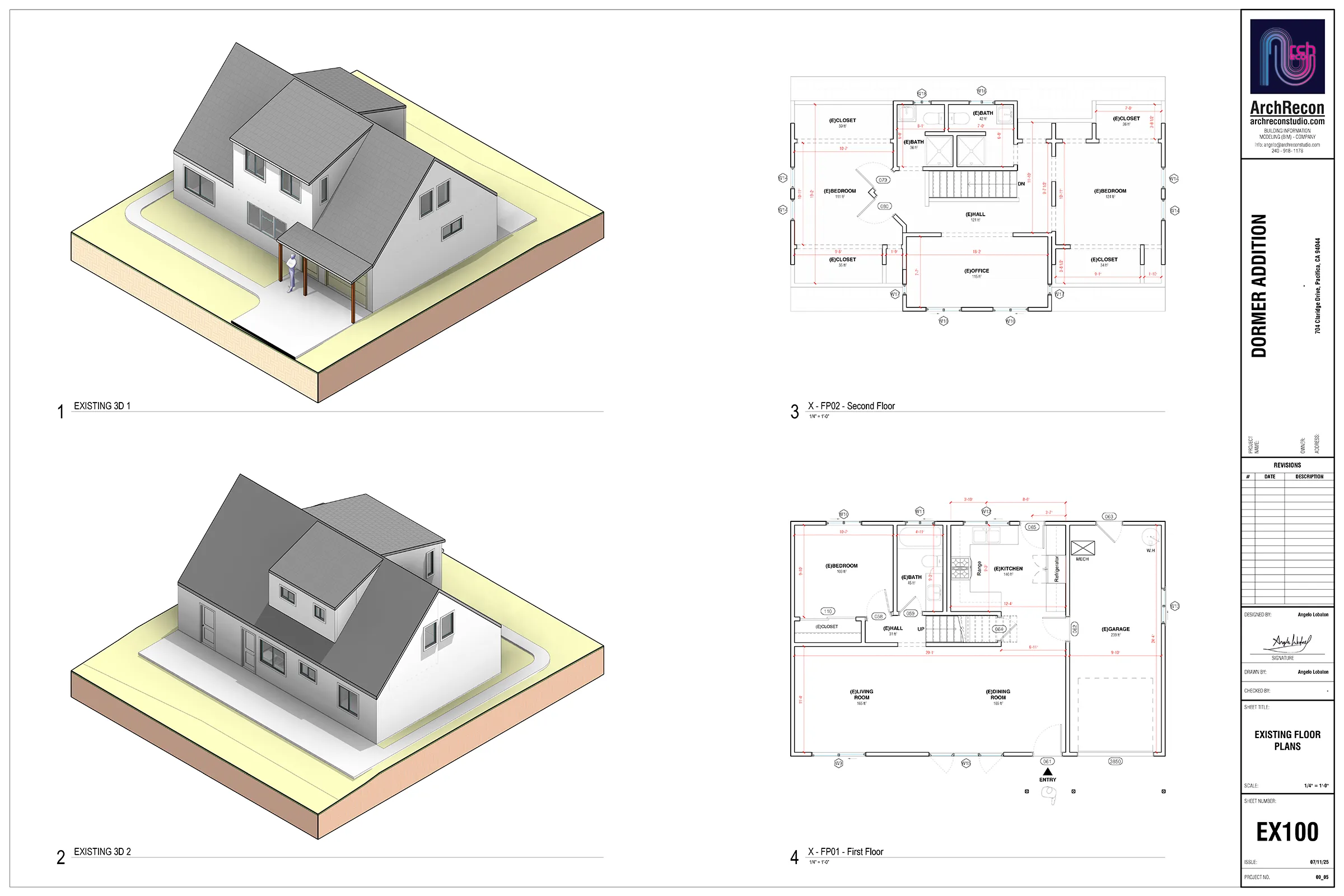 Claridge Drive Drafting Set 01