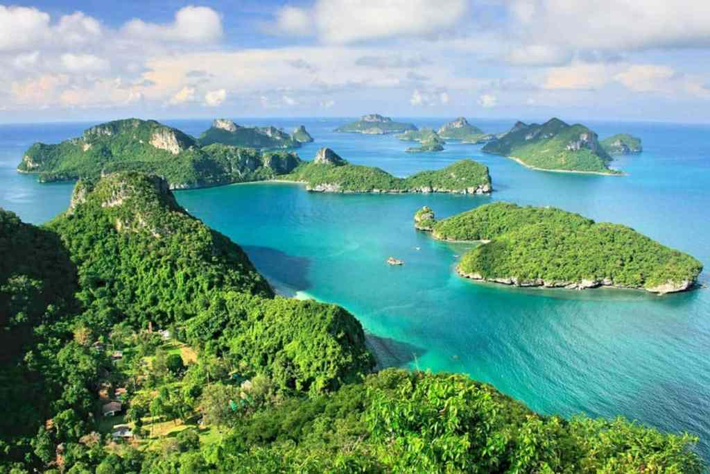 Islands in Mu Ko Ang Thong National Park, Thailand