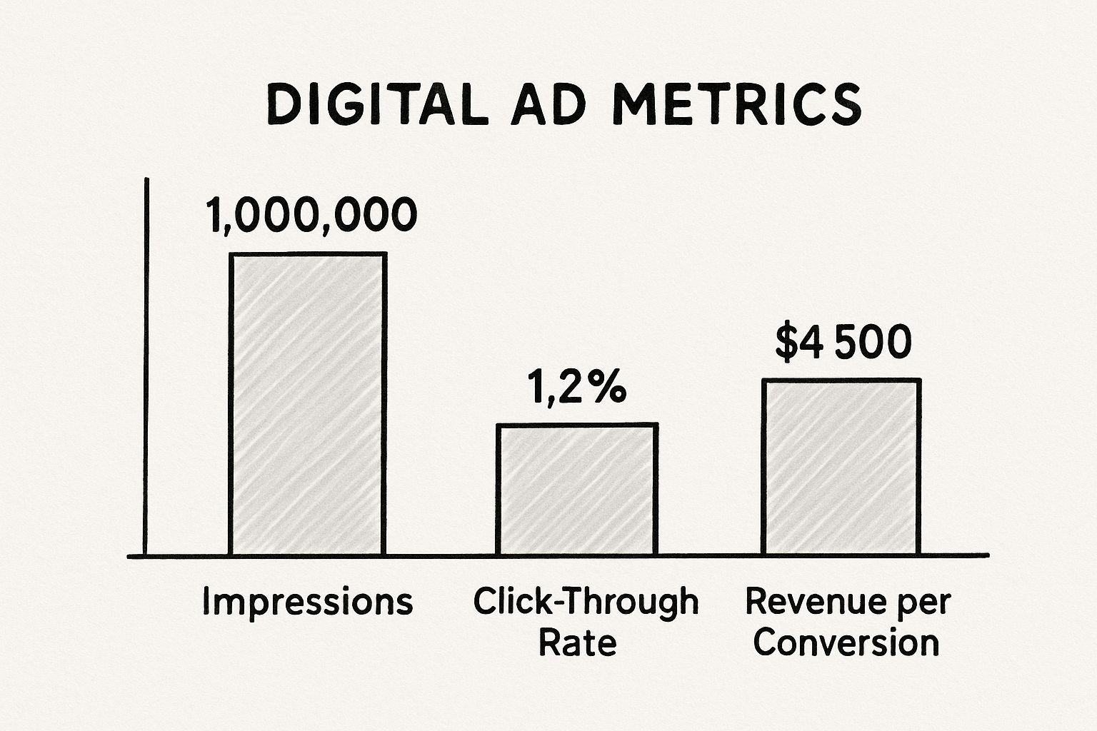 Infographic about how to measure advertising effectiveness