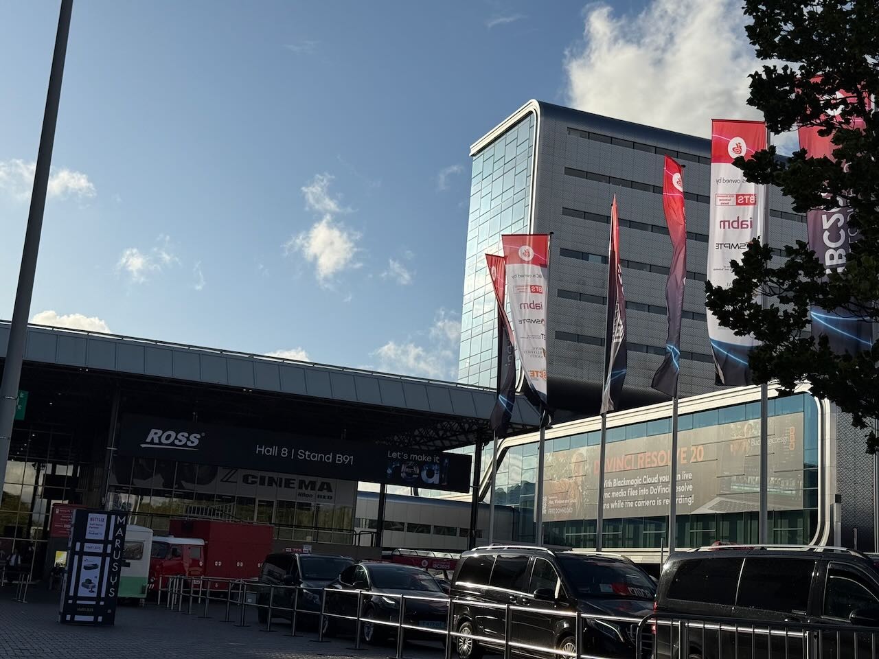 Image of the exterior of the RAI Amsterdam where IBC 2025 was held