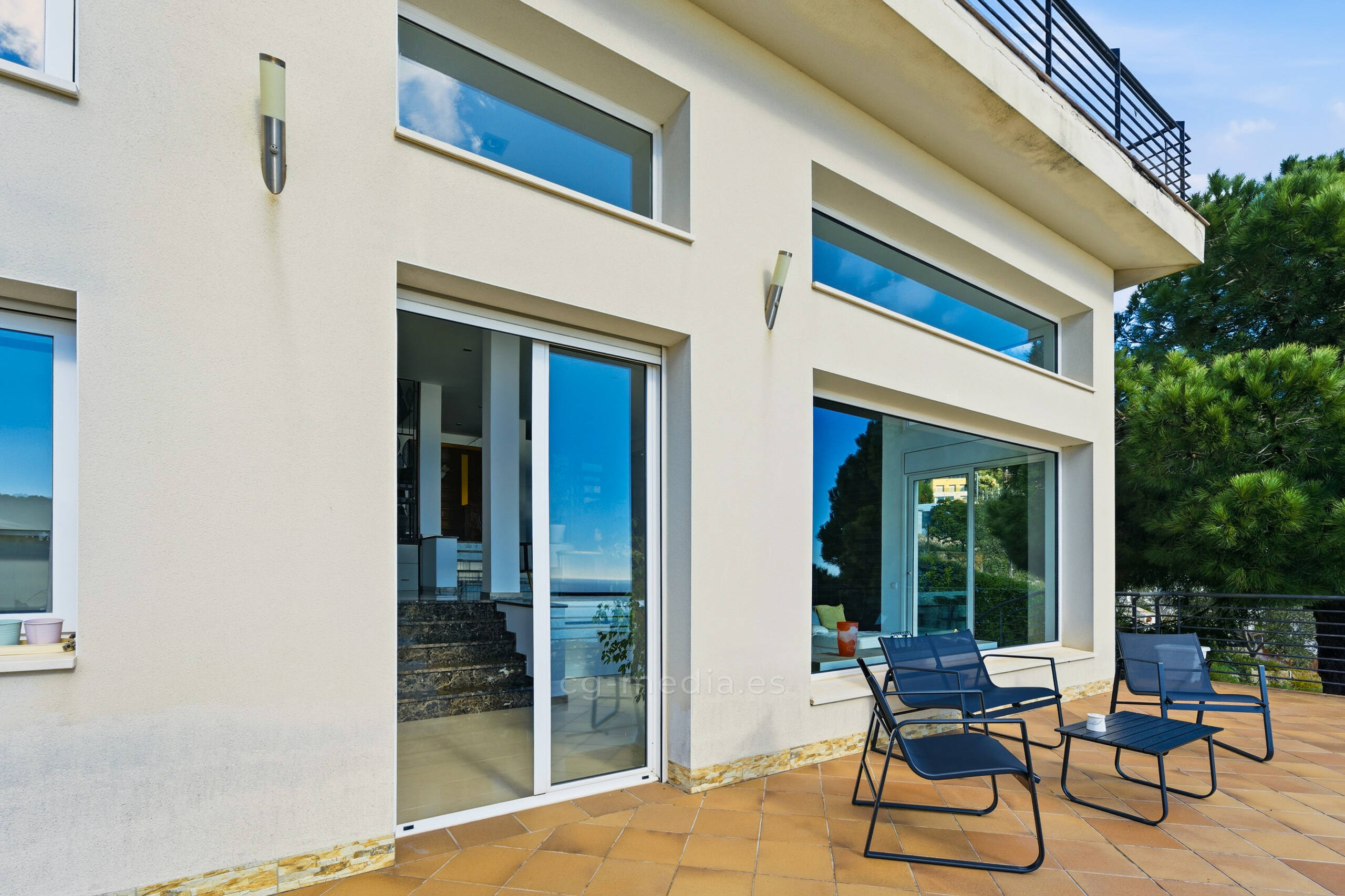 A woman image duplicated and edited