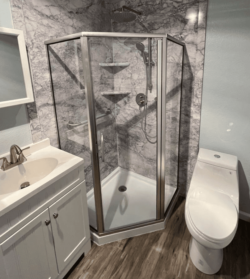 Everett Neo Angle Shower