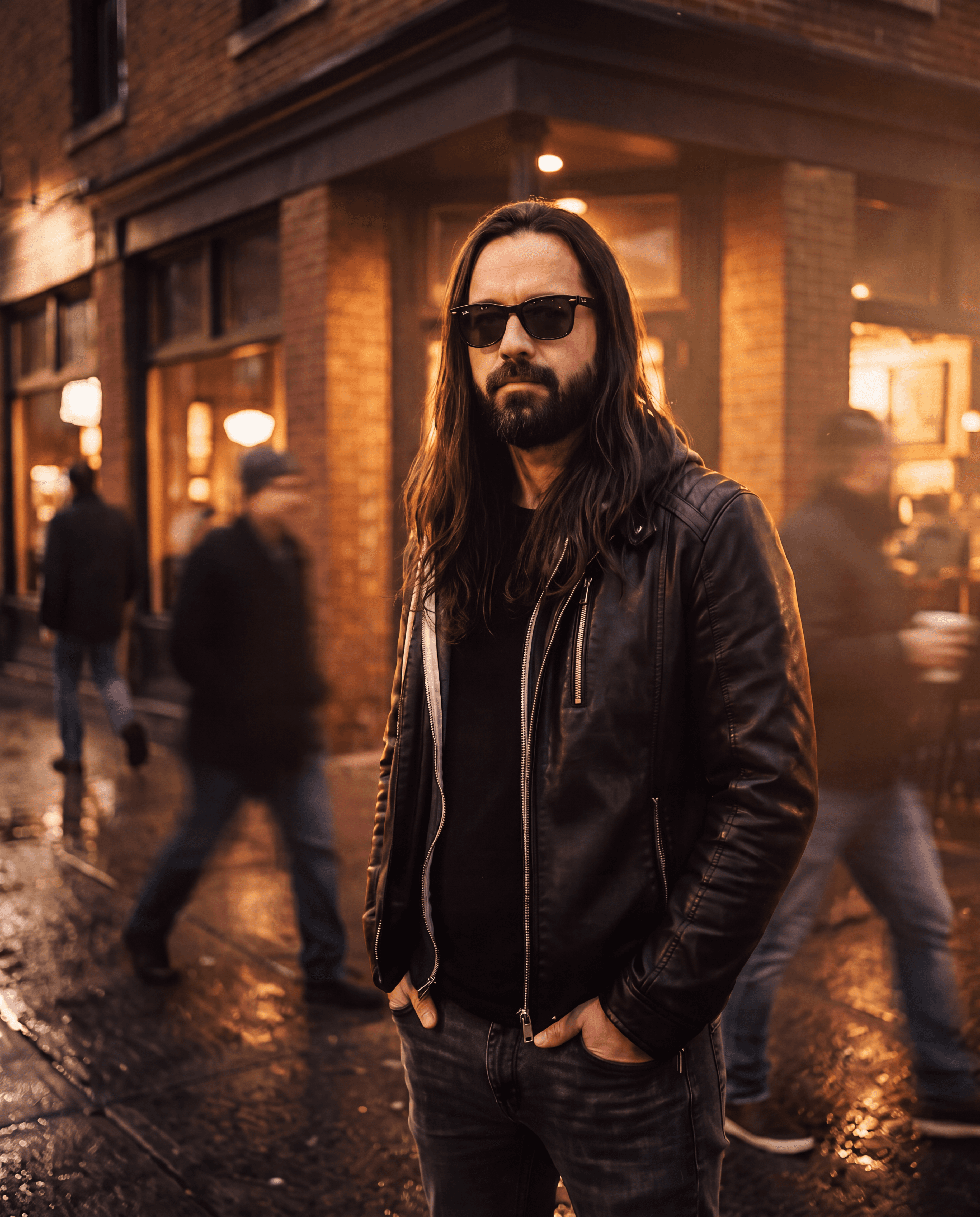 Luiz Felipe Leite in warm evening light