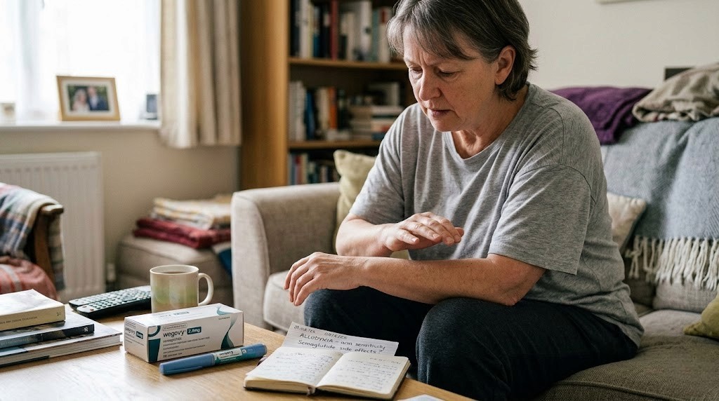 Allodynia and semaglutide