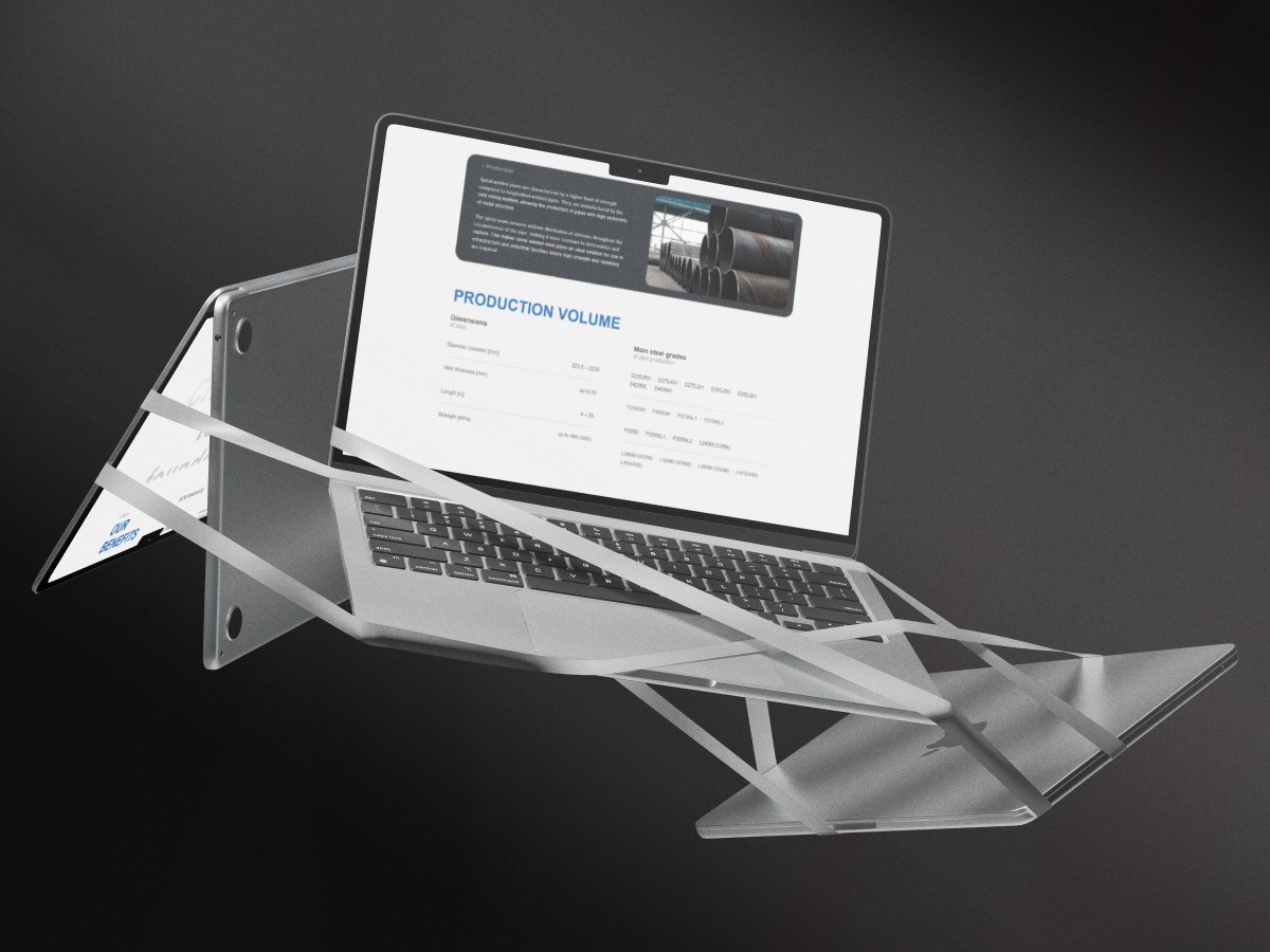 An example of the Work&Go website interface, developed by Codeska