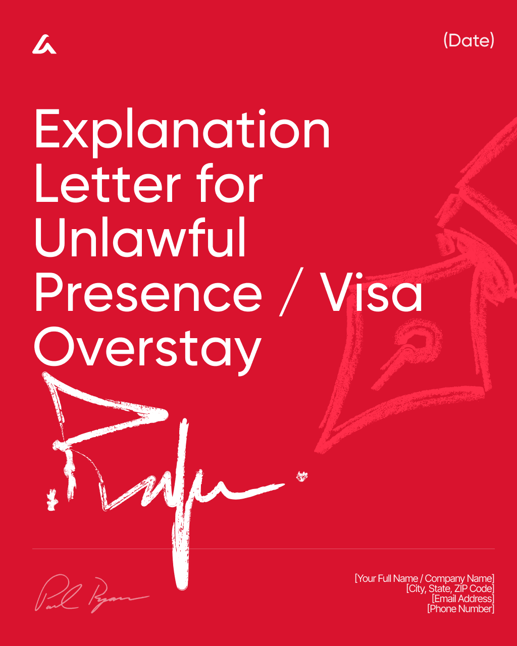 Explanation Letter for Unlawful Presence / Visa Overstay