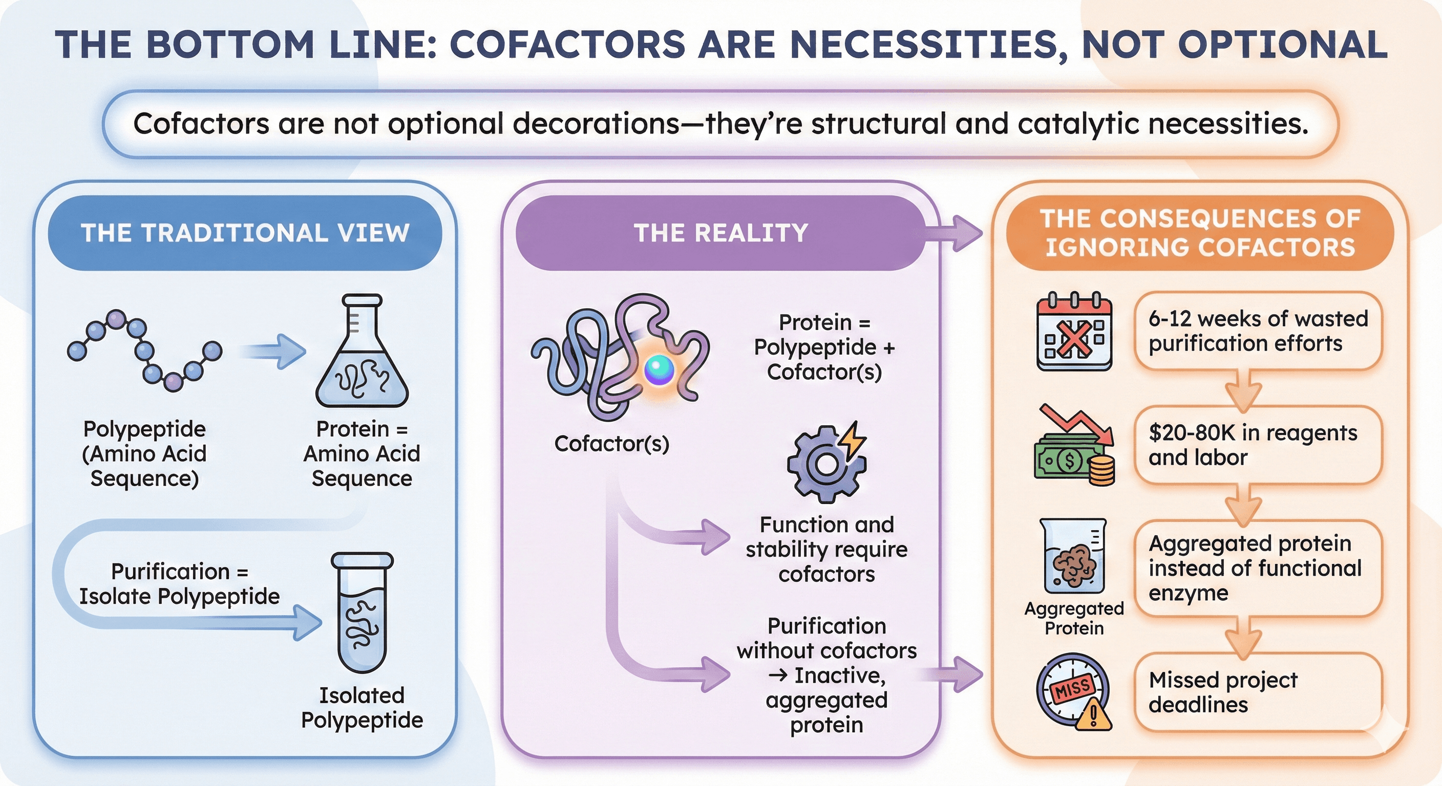 Diagram Showing Consequences of Ignoring Cofactors
