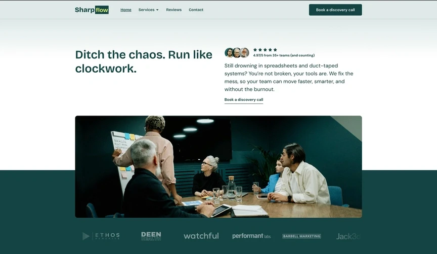 HIGH CONVERTING WEBSITE REDESIGN FOR SAAS AI AND CLICKUP COMPANY