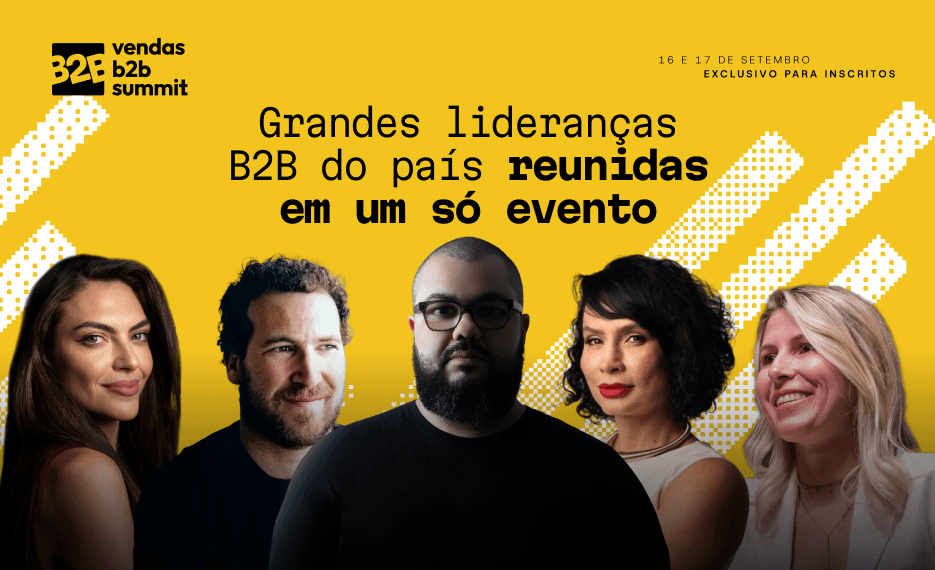 Vendas B2B Summit reúne 30 lideranças para debater crescimento orientado por dados