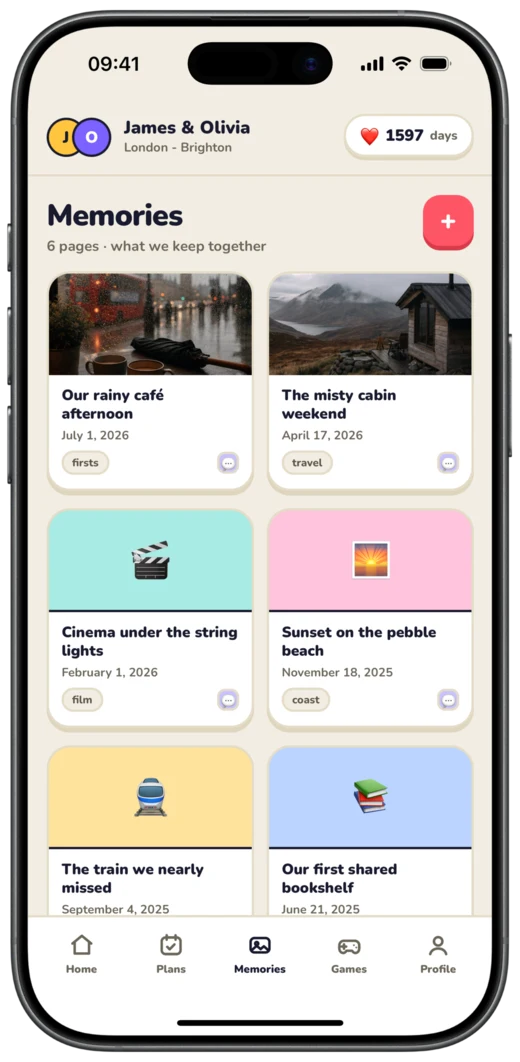 Shared memory journal screen