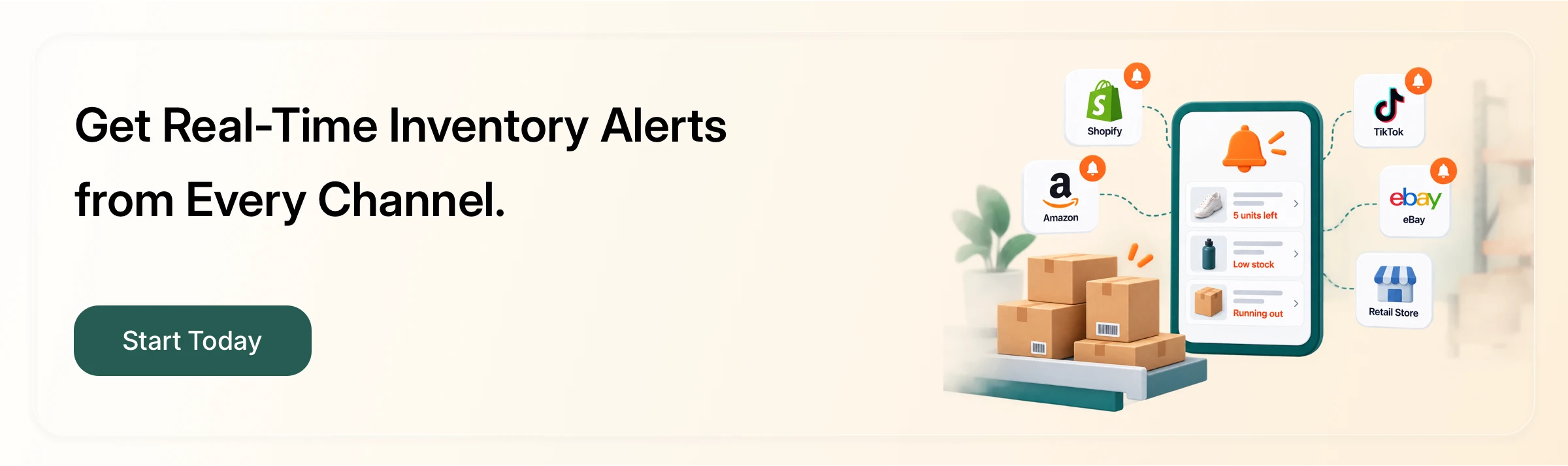 CTA- get automated inventory alerts