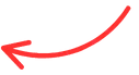 Red hand-drawn curved arrow pointing down and to the left