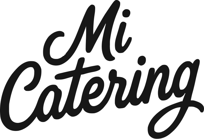 Logo oficial de Mi Catering: servicios de banquetería y cóctel a domicilio en Santiago de Chile.