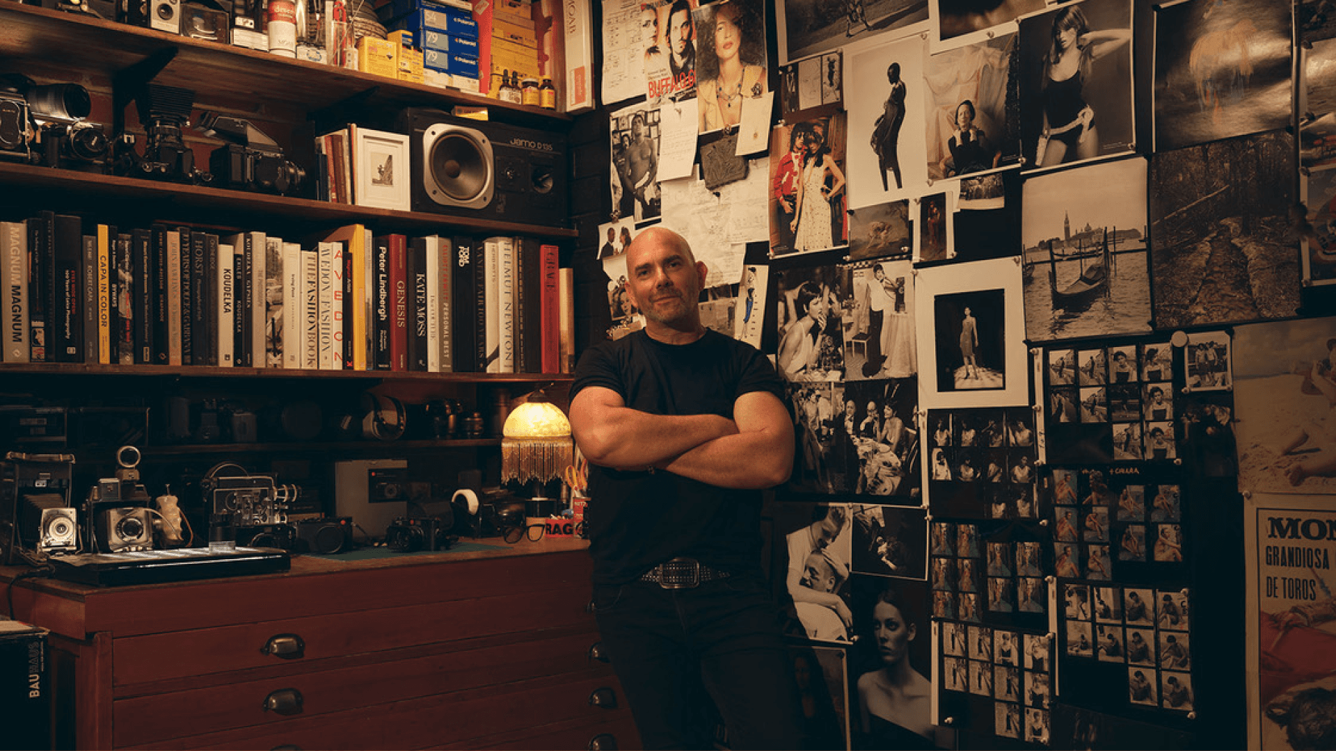 a close up of a black and brown abstract painting