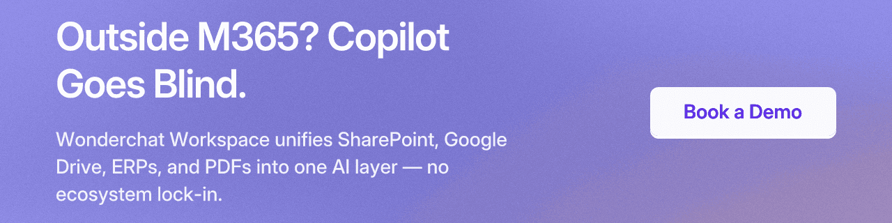 Outside M365? Copilot Goes Blind.