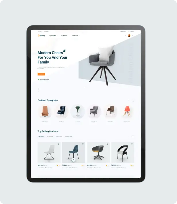 Web mockups 