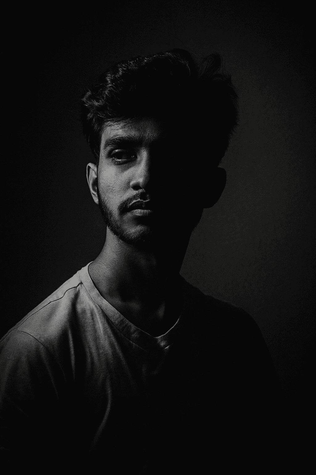 Portrait of portfolio creator – front view