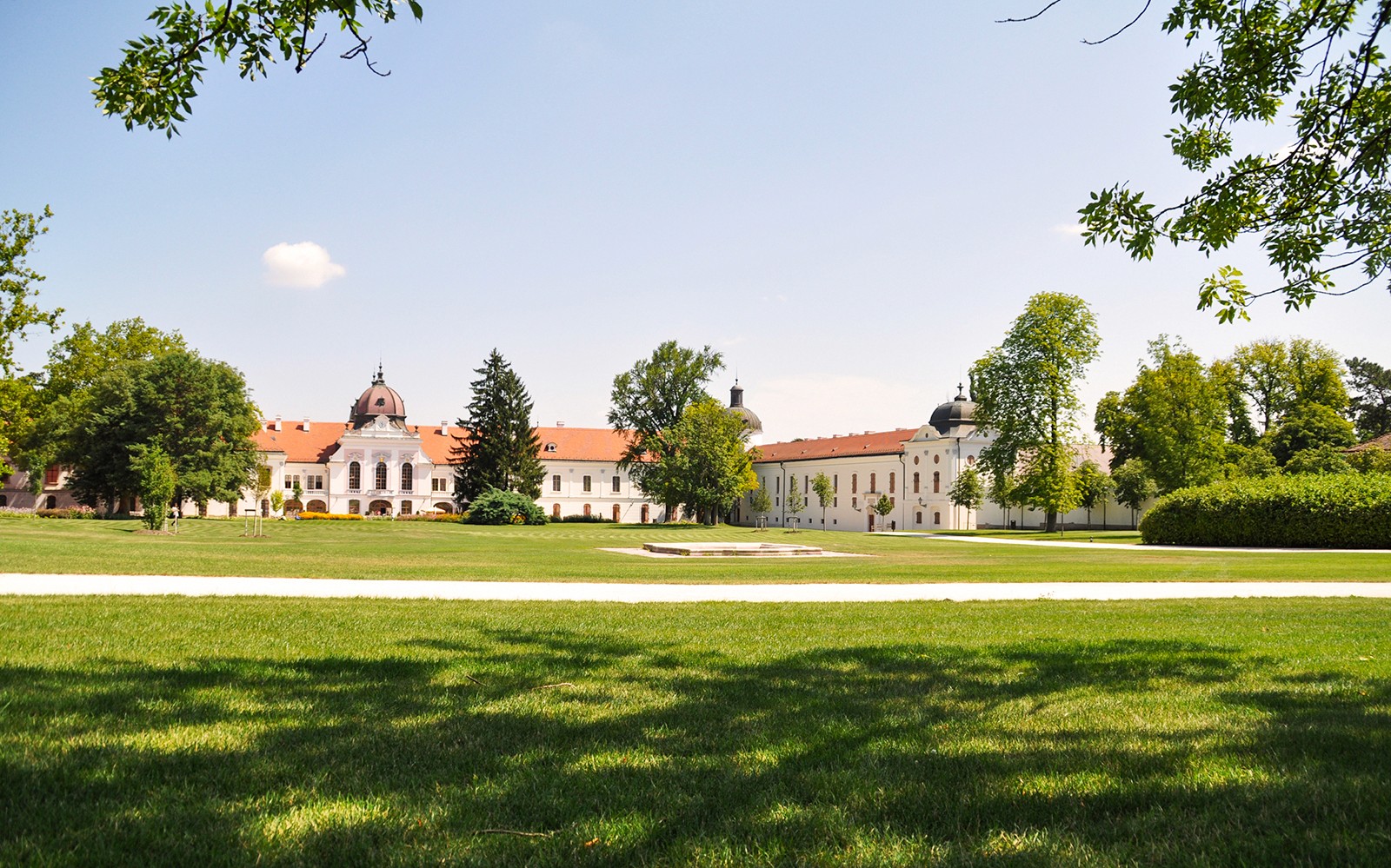 Gödöllő Palace with gardens on Budapest's Royal Sisi tour.