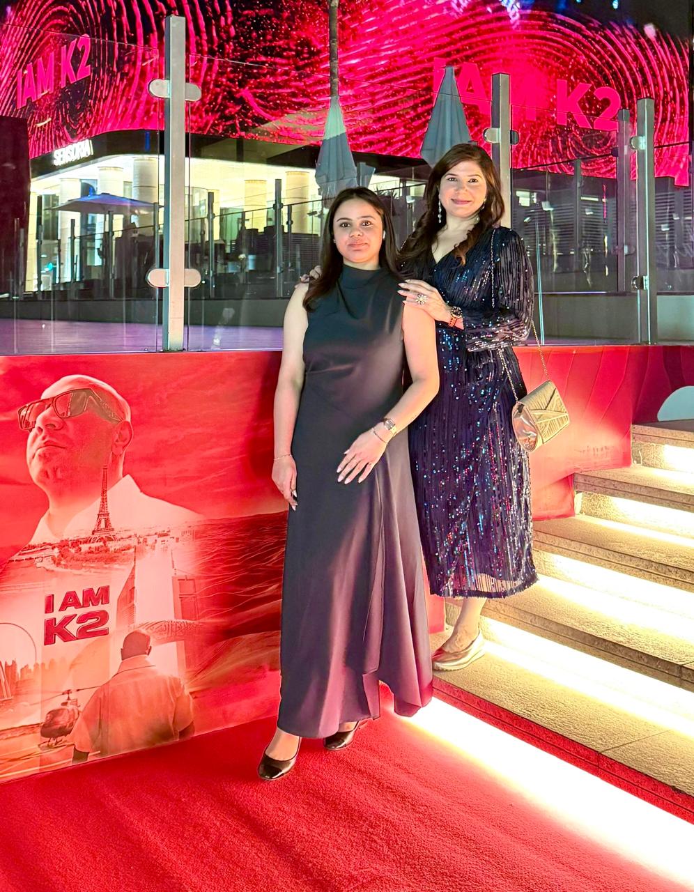 Tanu Chopra on the red carpet at a K2 event
